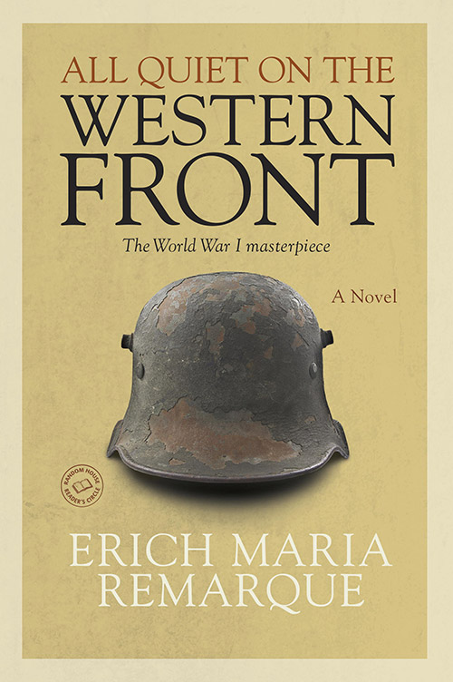 Book cover for All Quiet on the Western Front by Erich Maria Remarque