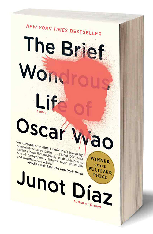 Book cover for The Brief Wondrous Life of Oscar Wao by Junot Díaz