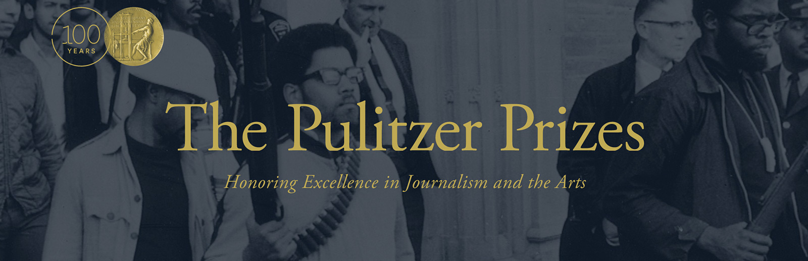 Banner graphic for the Pulitzer Prizes