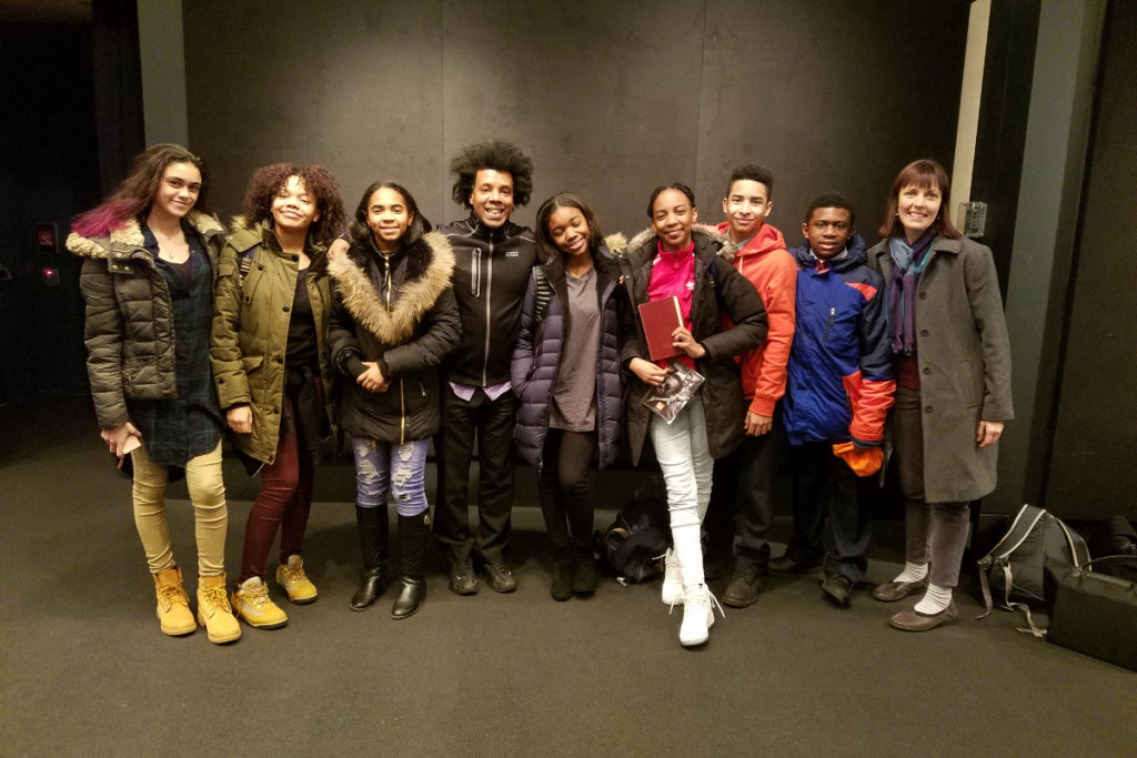Group photo at the James Baldwin movie